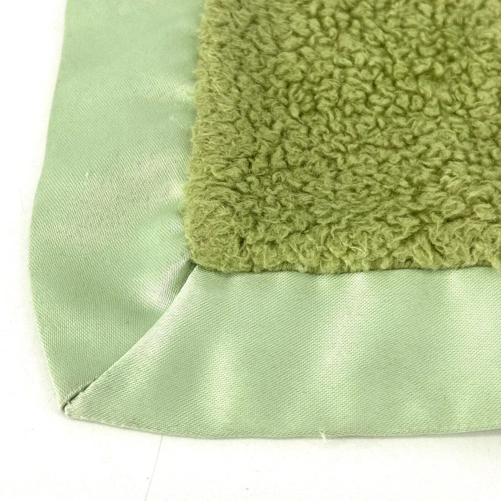 Apricot Lamb Stuffed‎ Animals Green Dinosaur Security Blanket/Lovey Satin Trim